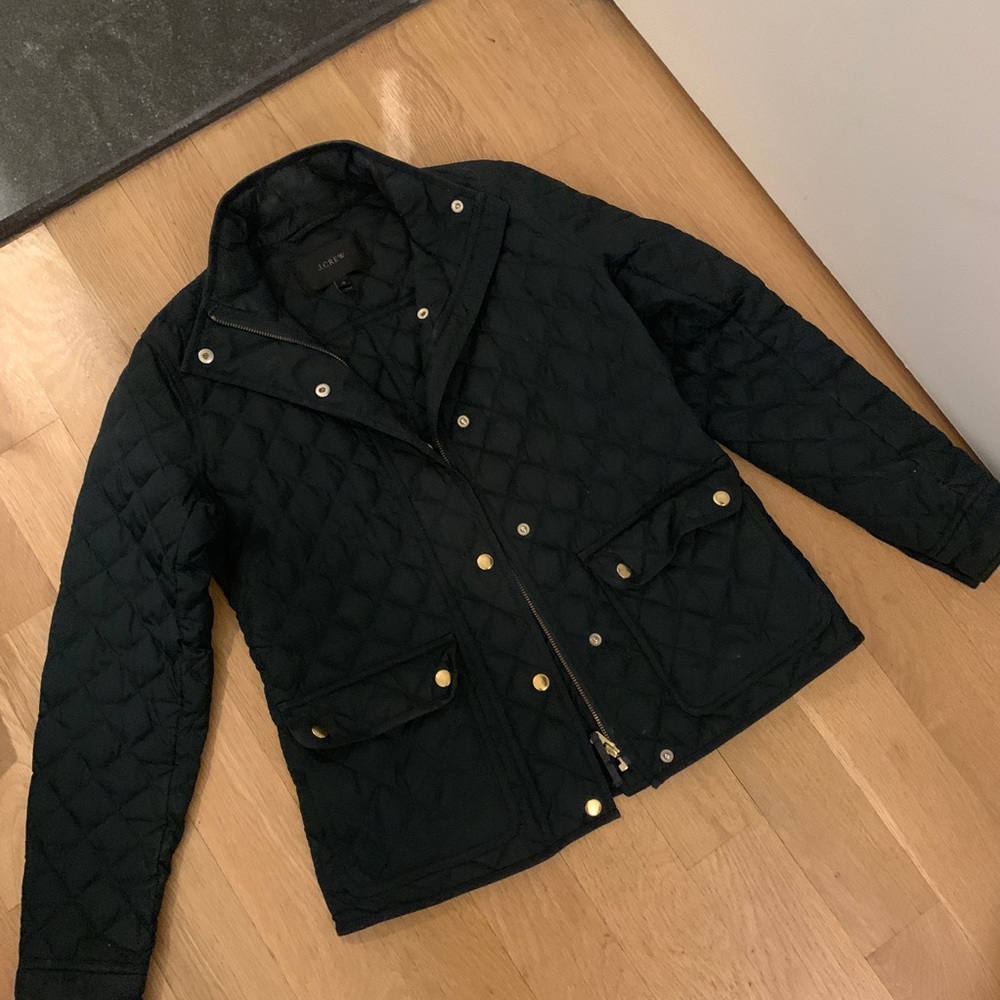 Jcrew quilted barn style jacket - Picture 3 of 6